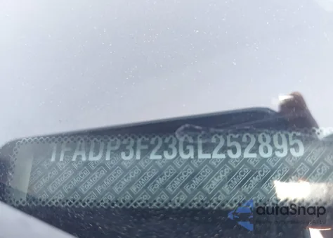 2016 Ford Focus Se from USA, damaged, VIN 1FADP3F23GL252895